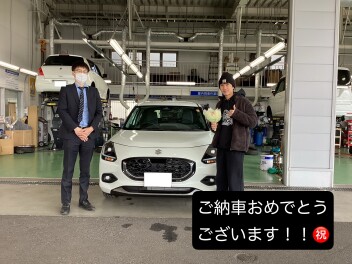 ★A様　スイフトご納車です★